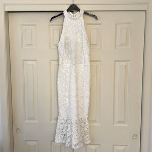 White lace dress